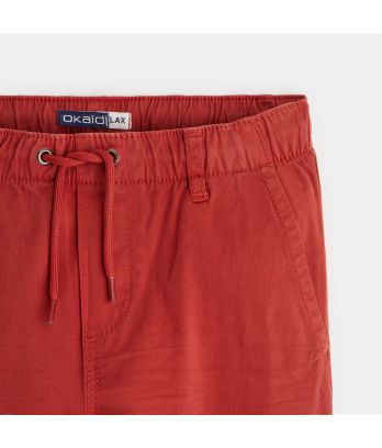 Pull-on wide-leg pants