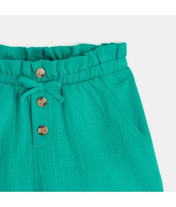 Plain high waist shorts