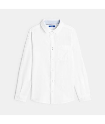 Plain linen shirt