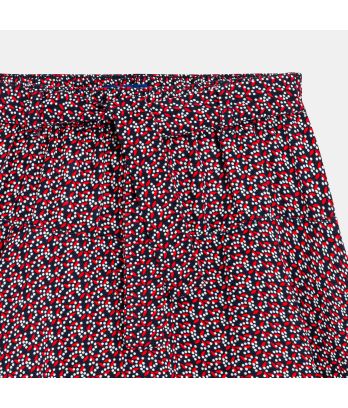 Girls' blue printed skort