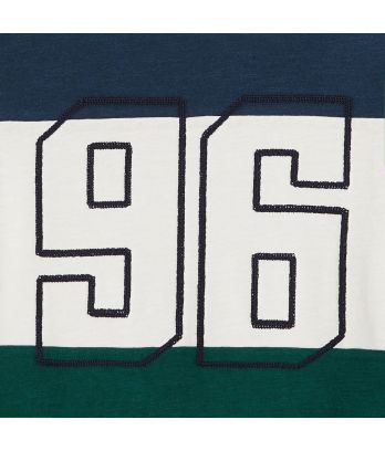 Boy's green "96" long-sleeve T-shirt