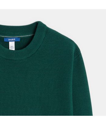 Boys' green kangaroo pocket jumper