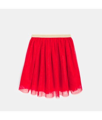 Red tulle skirt Girl