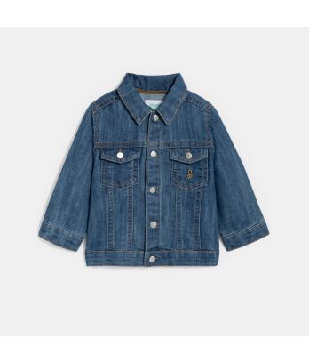 Baby boy's blue denim jacket