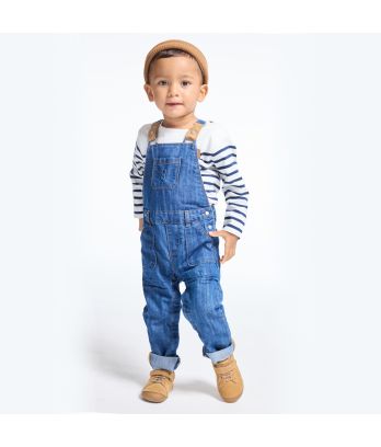 Denim overalls