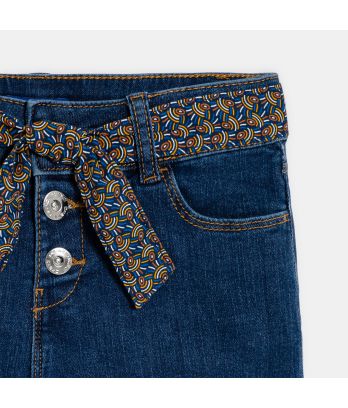 Girls blue demin shorts