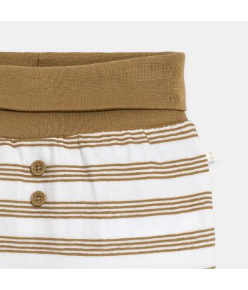 Baby boy's soft shorts with wide waistband (pack of 2)