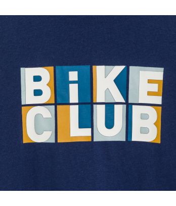 Boy's navy blue bike club T-shirt