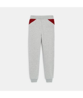 Boy's grey fleece joggers