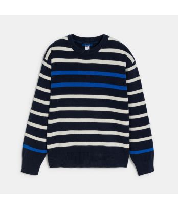 Boy's nautical striped jumper