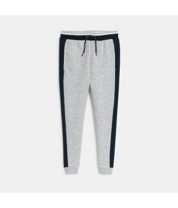 Boy's grey fleece joggers