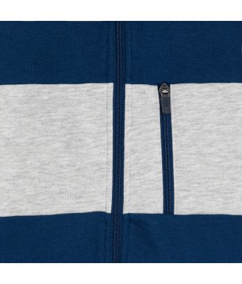 Boy's two-tone navy blue sweatshirt
