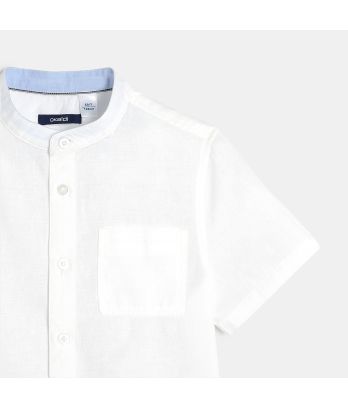 Shirt with a mandarin collar