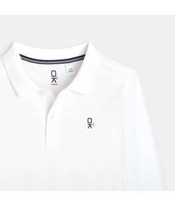 Long-sleeved polo shirt