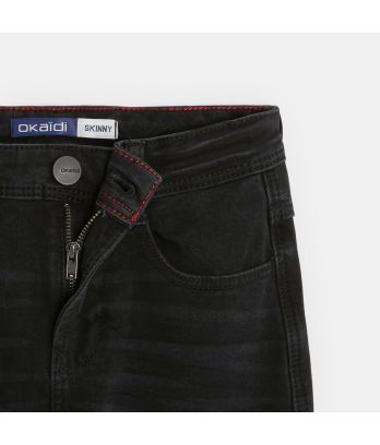 Bi-stretch skinny jeans with a faded effect