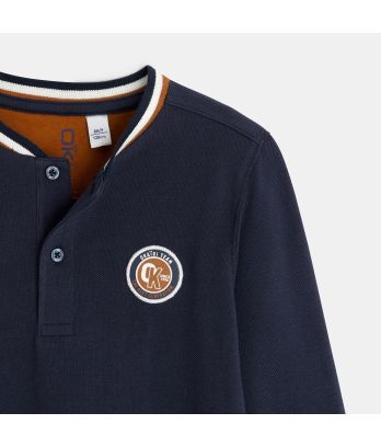 Long-sleeved t-shirt with an emblem