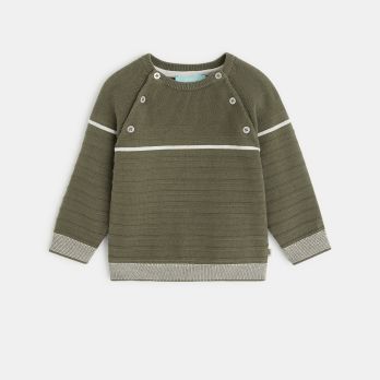 Fancy knit striped jumper