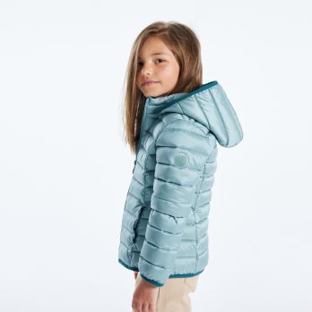 Warm, lightweight puffer coat
