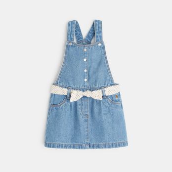 Overall dress in denim