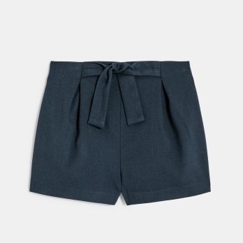 Girls' chic anthracite shorts
