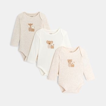 Animal bodysuit with American-style collar