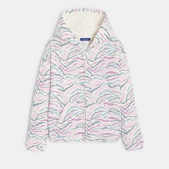 Girl's multicoloured printed sweatshirt