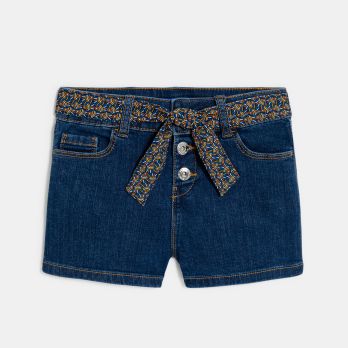 Girls blue demin shorts
