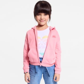 Girl's plain pink hoodie