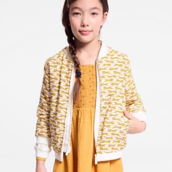 Girl's reversible bomber jacket