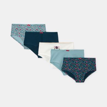 Girl's boxer shorts (set of 5)