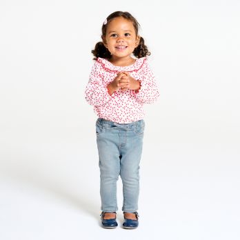 Baby girl's blue treggings