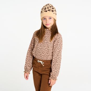 Boy's brown corduroy jogpant
