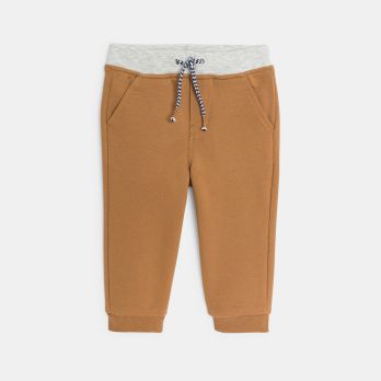Baby boy's brown joggers