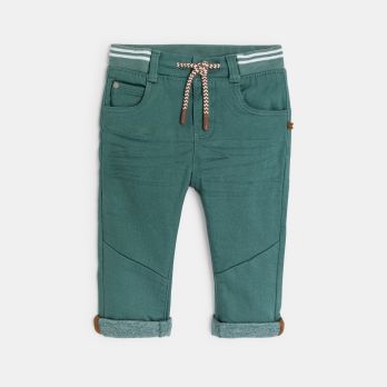 Baby boy's blue denim extra stretch jeans
