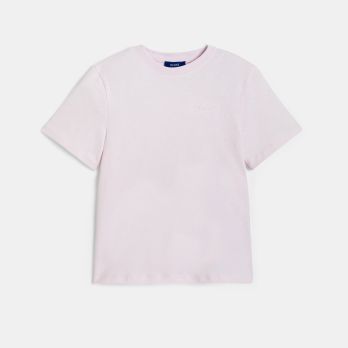 Girls basic plain pink T-shirt
