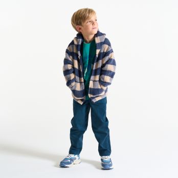 Boy's blue relaxed trousers