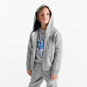 Boy's grey hoodie