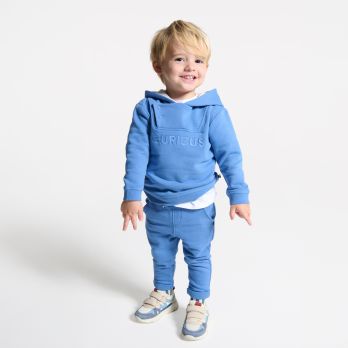 Baby boy's blue fleece joggers
