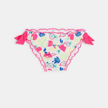 Baby girl's floral printed swim pants